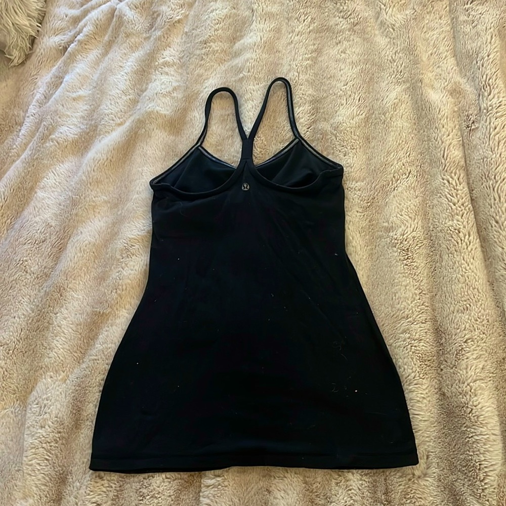 Used lululemon black tank size 4